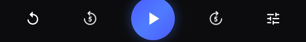 Moving through a piece, and the playback options